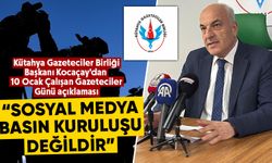 Kütahya Gazeteciler Birliği, çalışan gazetecileri unutmadı