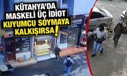 Kütahya’da 3 aptalın soygun girişimi emniyette son buldu