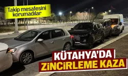 Kütahya’da 6 araçlı zincirleme trafik kazası, yaralılar var