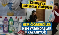 Kütahya’da “atık yağı getir hediyeyi götür” projesi