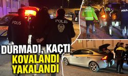 Kütahya'da drift atarak polisten kaçan alkollü sürücü yakalandı