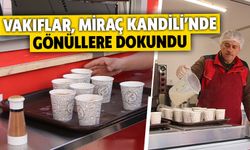 Kütahya’da Miraç Kandili’ne özel salep ikramı