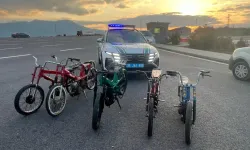 İzmir’de otoyolda motosiklet yarışına 115 bin lira ceza uygulandı