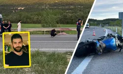 Kütahya'da bariyere çarpan motosiklet sürücüsü öldü
