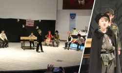 Kütahya’da minikler tiyatro sahnesinde