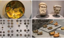 Güvercin ve balık figürlü seramik müze koleksiyonuna alındı