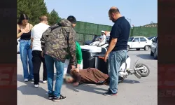 Kütahya’da direksiyon hakimiyetini kaybeden motosiklet sürücüsü yaralandı