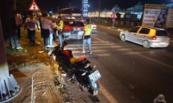 Kütahya’da motosiklet otomobile arkadan çarptı: 1 yaralı