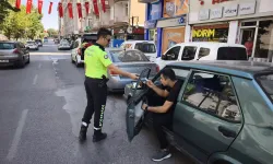 Kütahya’da polis ekiplerinden kemer denetimi