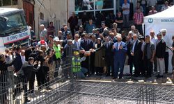 Kütahya'nın Domaniç İlçesinde Sultan Alaaddin Camisi'nin temeli dualarla atıldı
