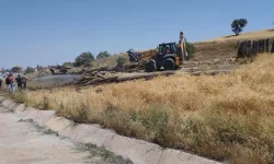 Kütahya’daki ot yangını tarlaya ulaşmadan söndürüldü