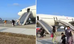 THY uçağında panik! İniş sonrası acil tahliye yapıldı