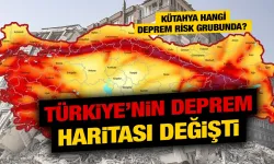 Türkiye'nin deprem haritası değişti