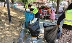 Kütahya Ilıca’da ekipler yolları ve piknik alanlarını temizledi