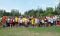 Çocuklar Eskişehir’de koşuyla buluştu