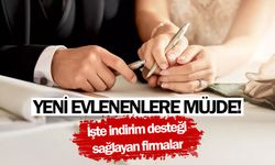 Evlenecek gençlere destek veren firmalara 19 marka eklendi