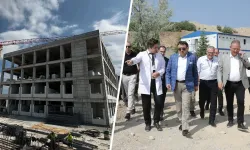 Kütahya Tavşanlı’da hastane ek hizmet binası yükseliyor