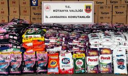 Kütahya'da jandarmadan sahte deterjan operasyonu