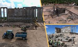 Kütahya’daki tapınağın kayıp parçaları toprak altında bulundu