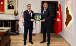 Aslanapa’da yeni Kaymakam İsmail Tosun’a hayırlı olsun ziyareti