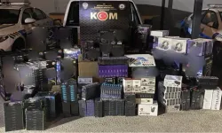 Kütahya’da kaçak elektronik ürün operasyonu