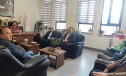 Kütahya Altıntaş’ta İlçe Millî Eğitim Müdürüne hayırlı olsun ziyareti