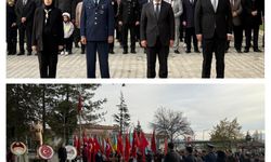 Kütahya Gediz'de 10 Kasım Atatürk'ü anma töreni gerçekleştirildi