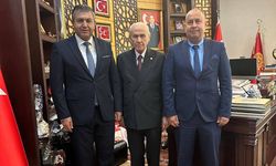 Kütahya Gediz heyetinden Genel Başkan Bahçeli’ye ziyaret