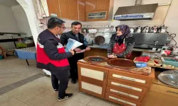 Kütahya'da Şaphane'de kahvehane ve çay ocakları denetlendi