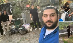 Kütahya’da tıp fakültesi öğrencilerinden çevre temizliği