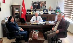 Kütahya'daki eski Garnizon Komutanından Başkana ziyaret