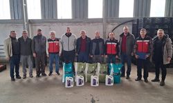 Kütahya Simav’da İyi Tarım Uygulamaları için gübre desteği verildi