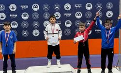 Kütahya Tavşanlı Belediyespor’un güreşçisi Eymen Bakır zirvede