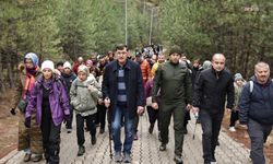 Kütahya Çamlıca’da sağlıklı yaşam yürüyüşü