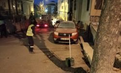 Kütahya’da temizlik ekiplerinden gece mesaisi