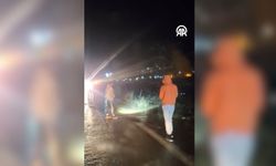 Balıkesir Sındırgı’da kar ve sağanak hayatı olumsuz etkiledi