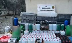 Bursa’da sahte alkol operasyonunda 1 zanlı yakalandı