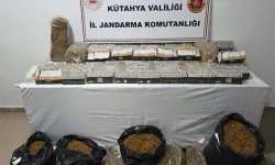 Kütahya’da binlerce bandrolsüz makaron ele geçirildi