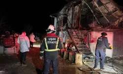 Uşak’ta prefabrik evde yangın: Karı koca hayatını kaybetti