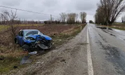Afyonkarahisar’da otomobil ağaca çarptı: 3 yaralı