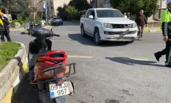 Aydın’da pikap ve motosiklet çarpıştı: İki yaralı