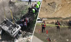 Kütahya'da otomobil şarampole devrildi: 2 ölü, 1 yaralı