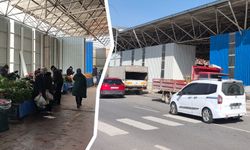 Kütahya’da Perşembe pazarı ön cephesi kapatıldı