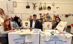 Eyüp Kahveci’den yöresel ürün stantlarına ziyaret