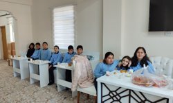 Kütahya Çavdarhisarda öğrencilerle kahvaltı programı düzenlendi