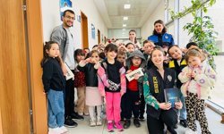 Kütahya Emniyeti'nden miniklere anlamlı ziyaret