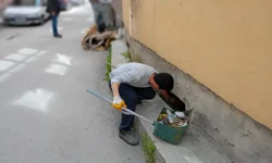 Kütahya Meydan Mahallesi’nde temizlik çalışması