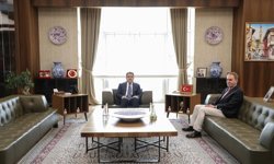 Kütahya Valisi Işın, Prof. Kavuncu’yu ağırladı