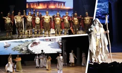 Kütahya’da Aizanoi Antik Kenti müzikali sahnelendi