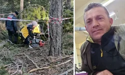 Kütahya'da kestiği çam ağacının altında kalarak öldü